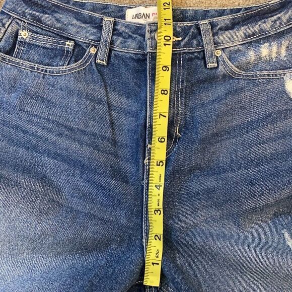 ASOS Urban Bliss Women’s Midwash Blue Mom Jean with rips Size 2 - Picture 10 of 12